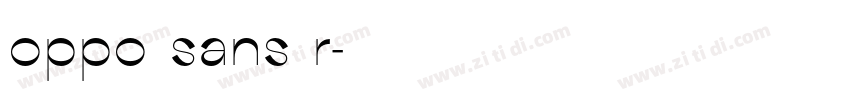 oppo sans r字体转换